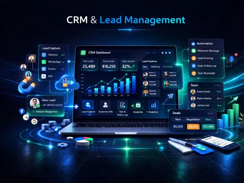 Integrated CRM for Lead Management