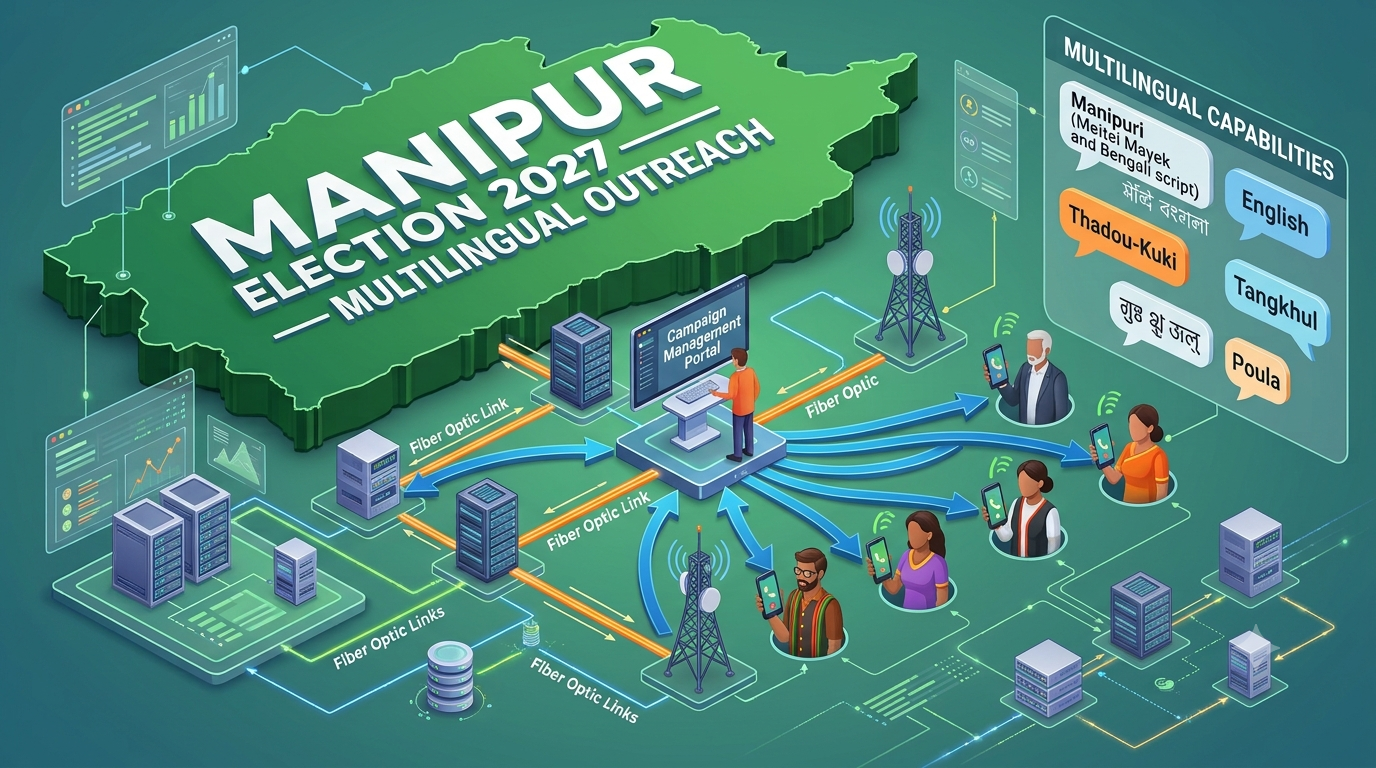 Bulk Voice Call Service for Manipur Election 2027 – Multilingual Outreach