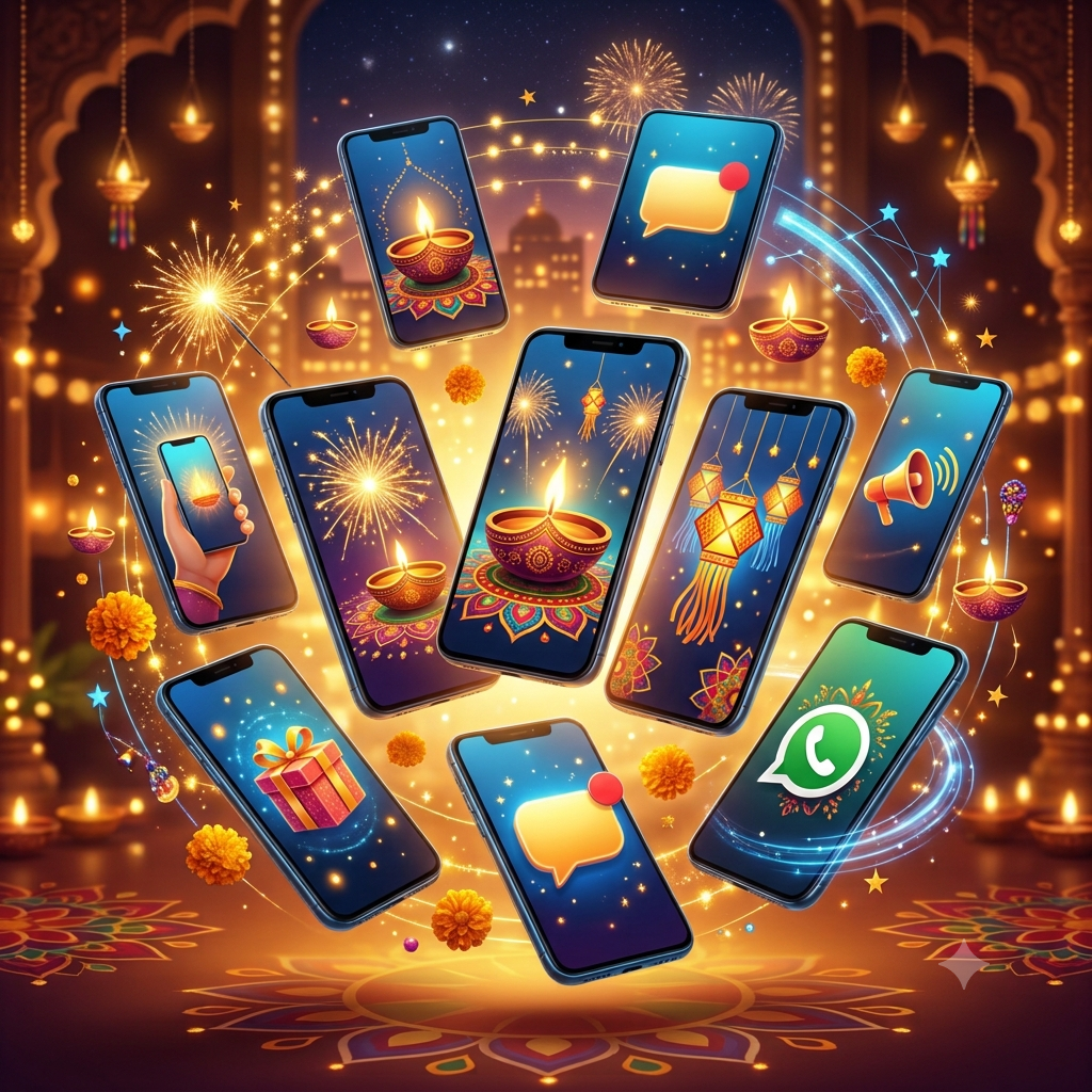 Diwali SMS and WhatsApp Campaign Ideas for Businesses in India